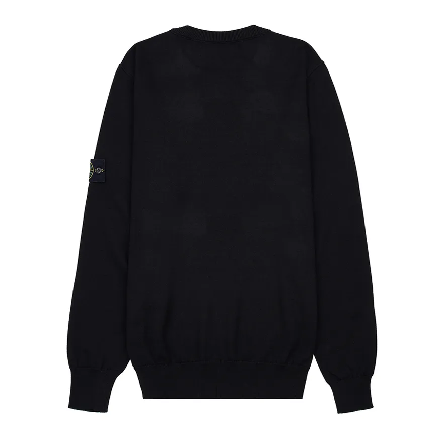 STONE ISLAND  |Crew Neck Street Style Long Sleeves Plain Cotton Logo