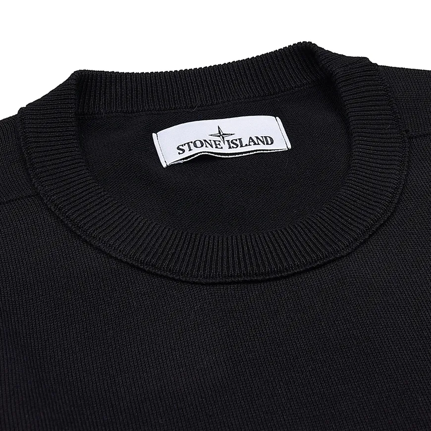 STONE ISLAND  |Crew Neck Street Style Long Sleeves Plain Cotton Logo