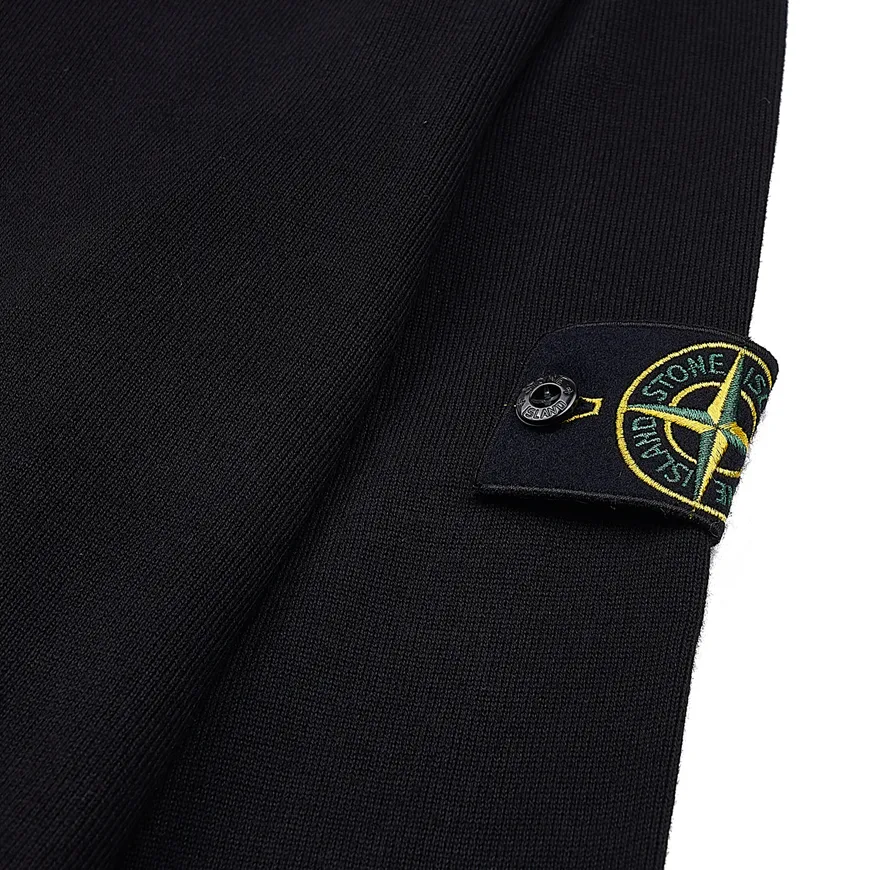 STONE ISLAND  |Crew Neck Street Style Long Sleeves Plain Cotton Logo