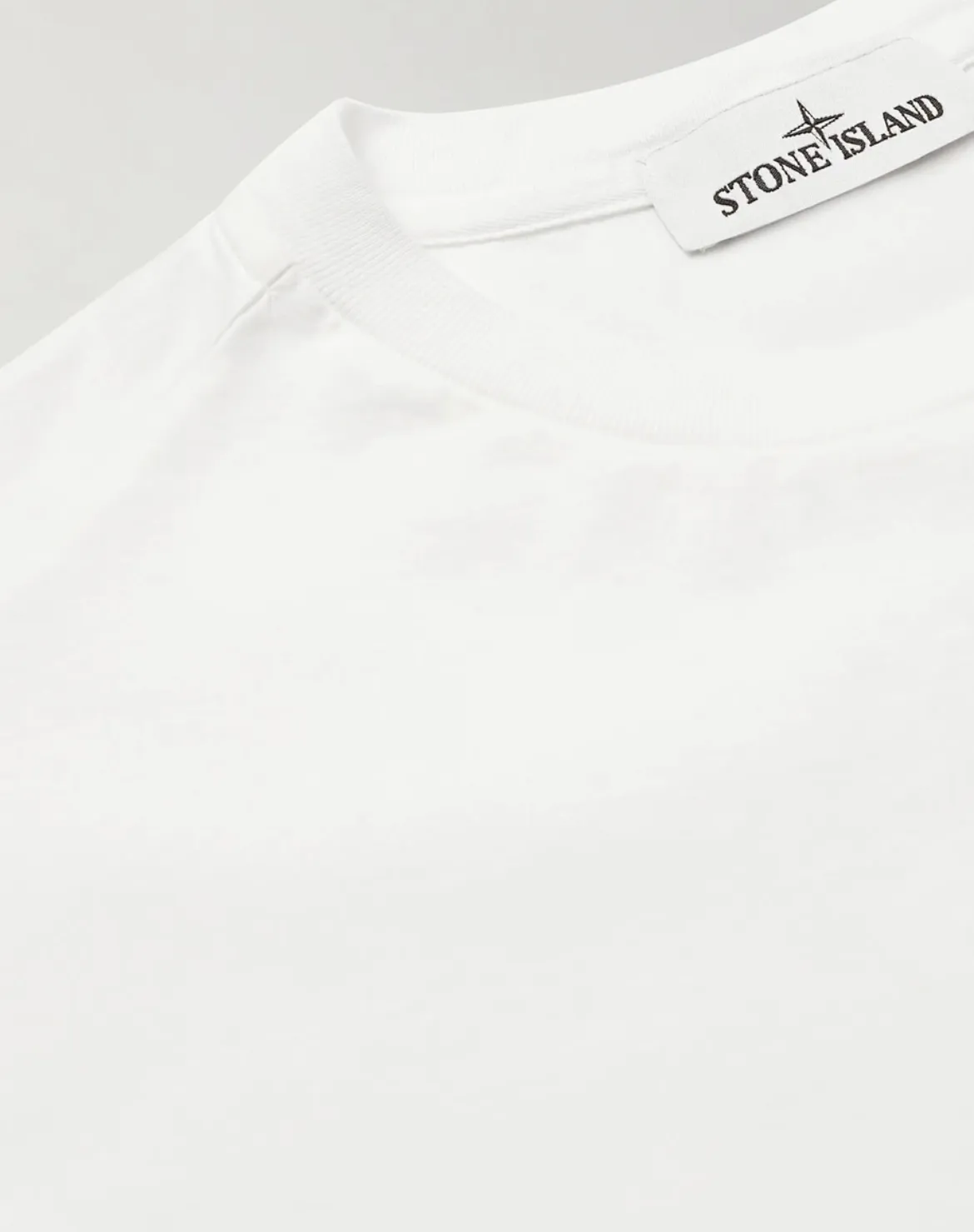 STONE ISLAND  |Plain Cotton Logo T-Shirts