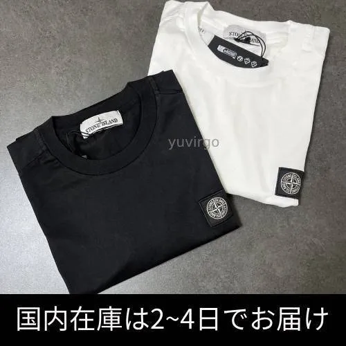 STONE ISLAND  |Street Style Cotton Logo T-Shirts