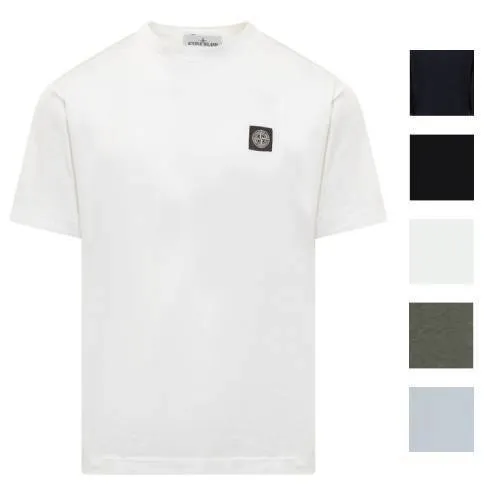 STONE ISLAND  |Street Style Cotton Logo T-Shirts