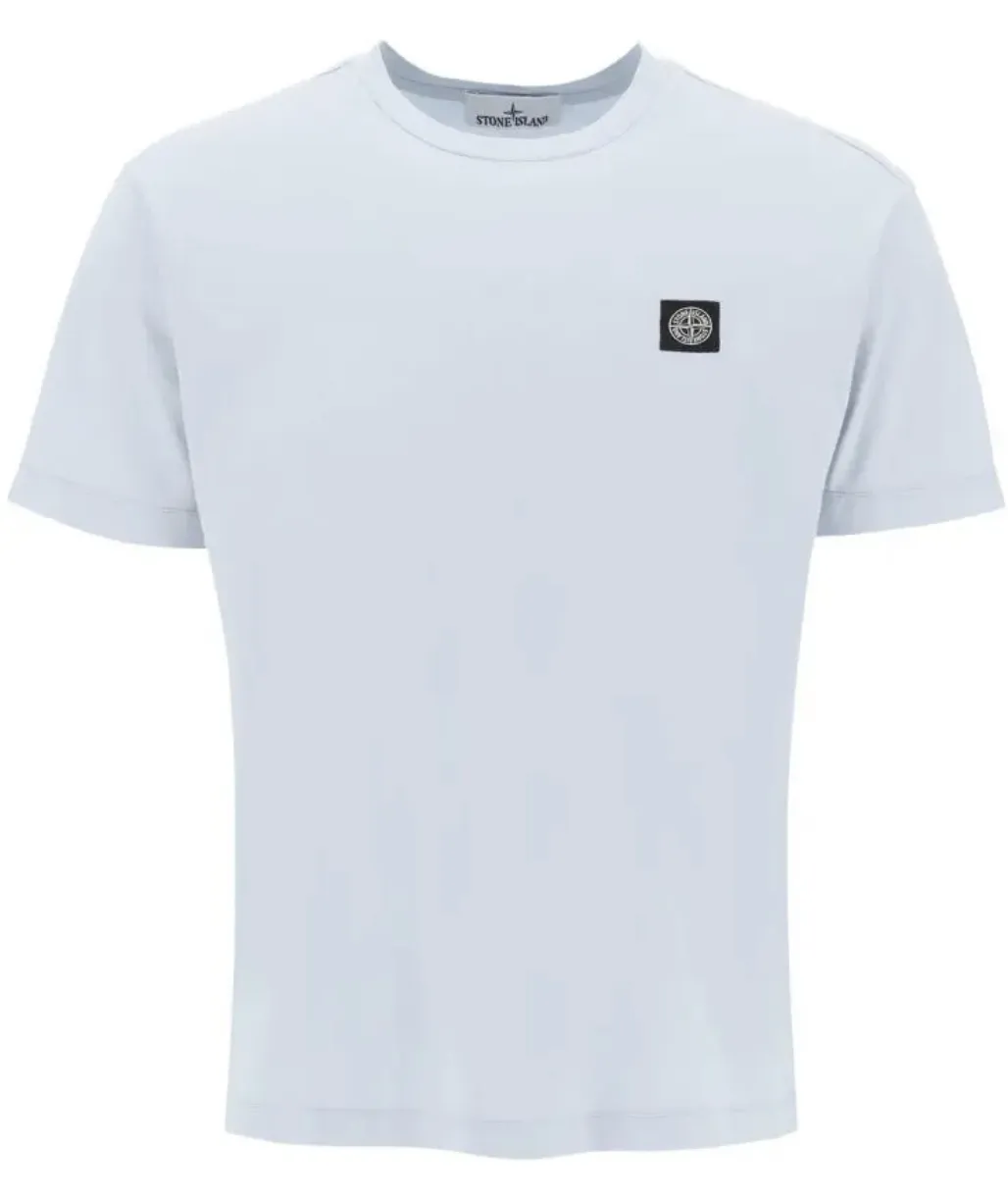 STONE ISLAND  |Street Style Cotton Logo T-Shirts