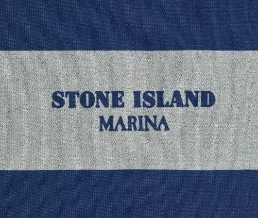 STONE ISLAND  |Stripes Street Style Cotton Short Sleeves Logo Polos