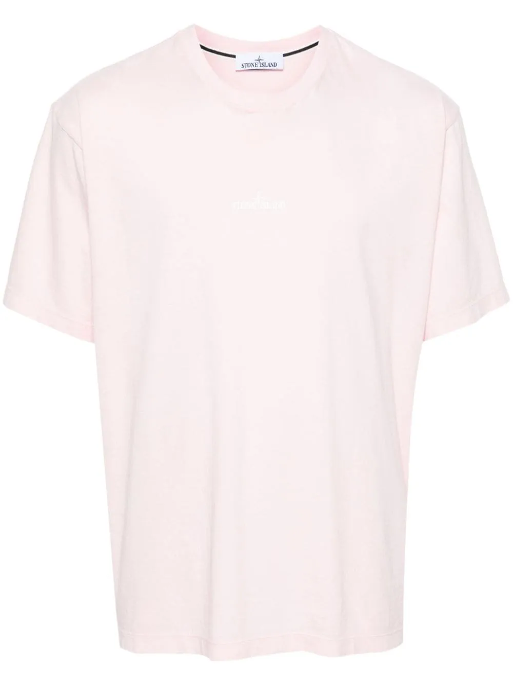 Stone Island - T Shirt rose 2RC89 'SCRATCHED PAINT ONE' PRINT