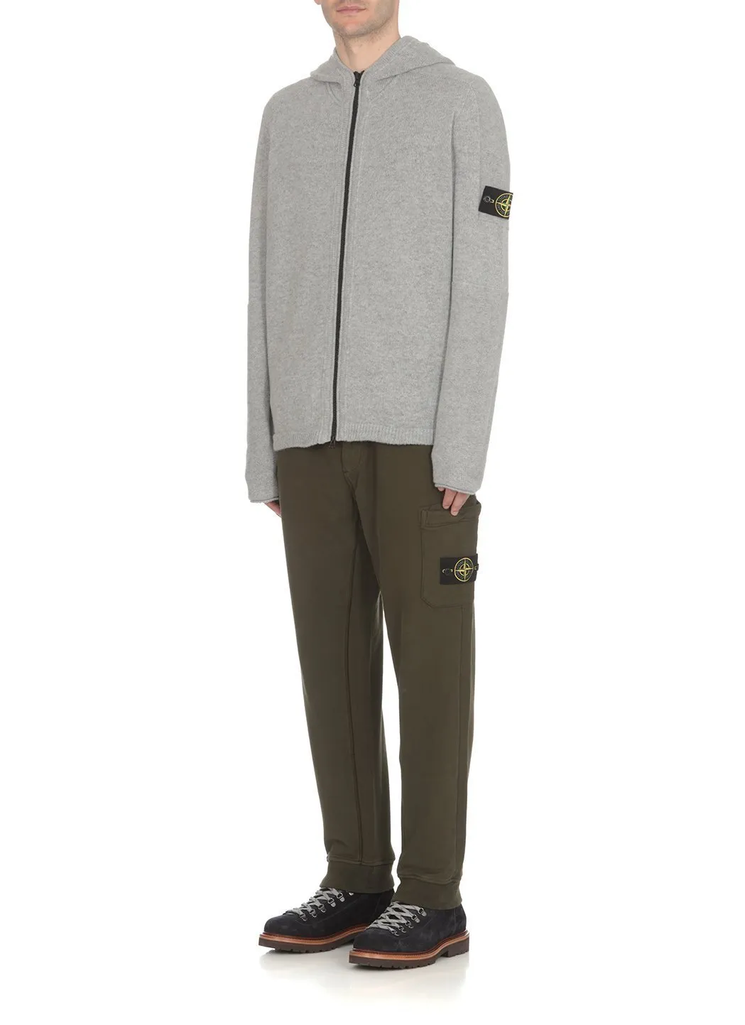 STONE ISLAND  |Wool Nylon Plain Cardigans