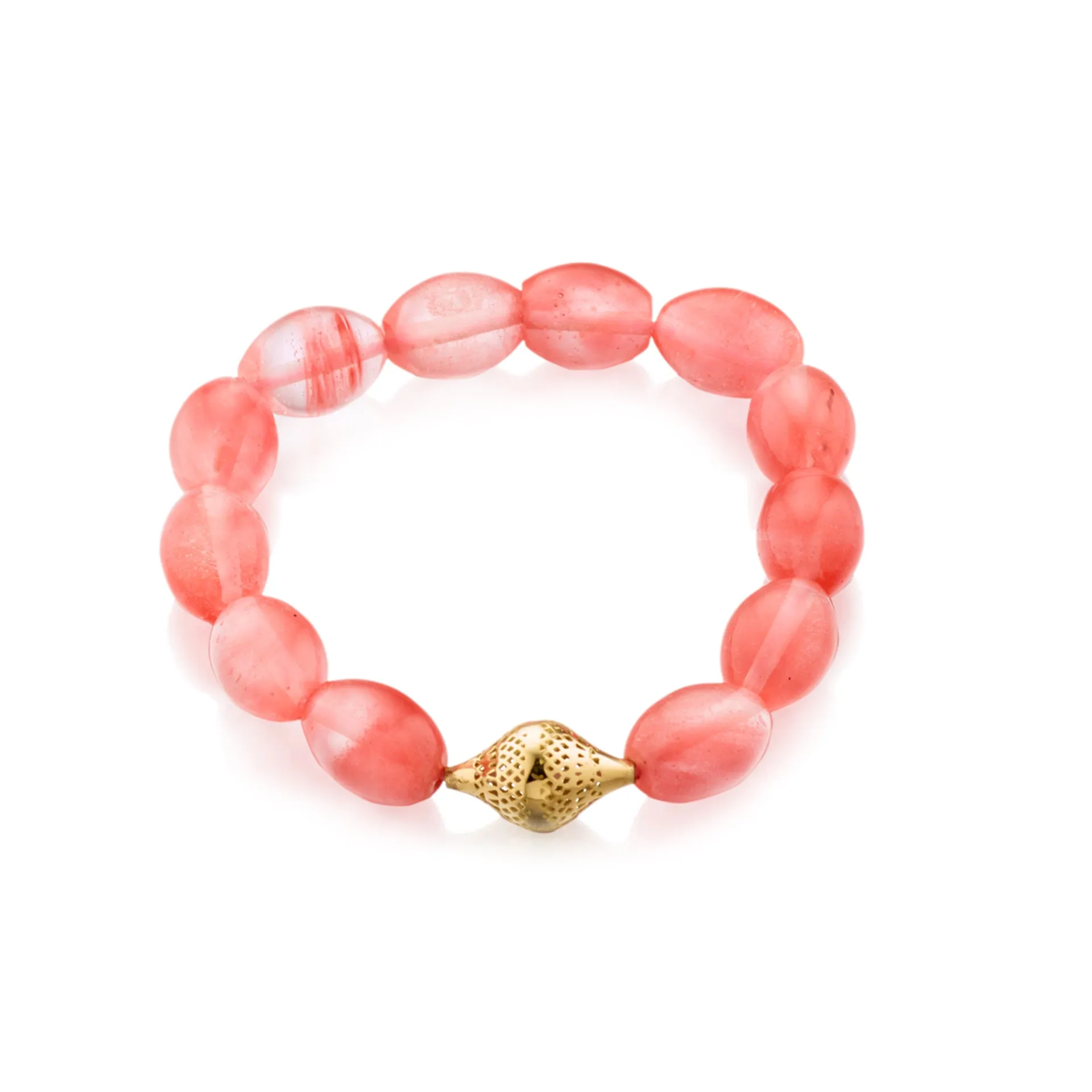 Strawberry Quartz Bracelet