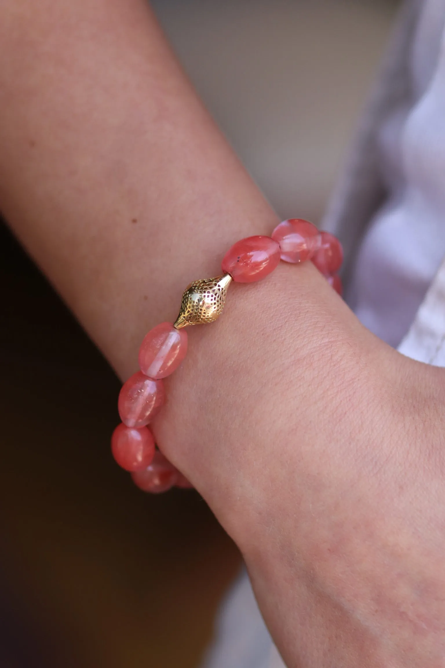 Strawberry Quartz Bracelet