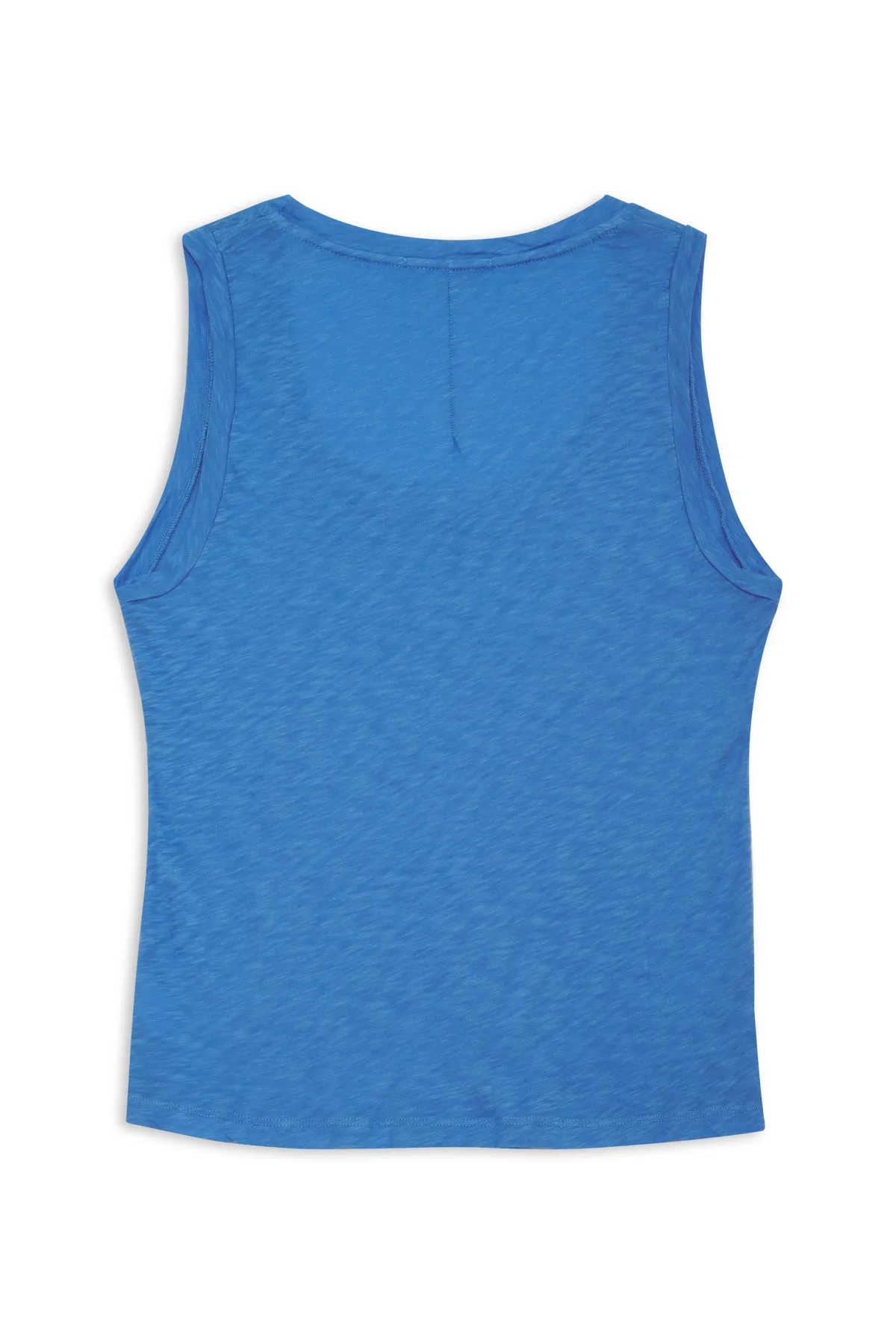 Supima Slub Square Neck Tank in Sail