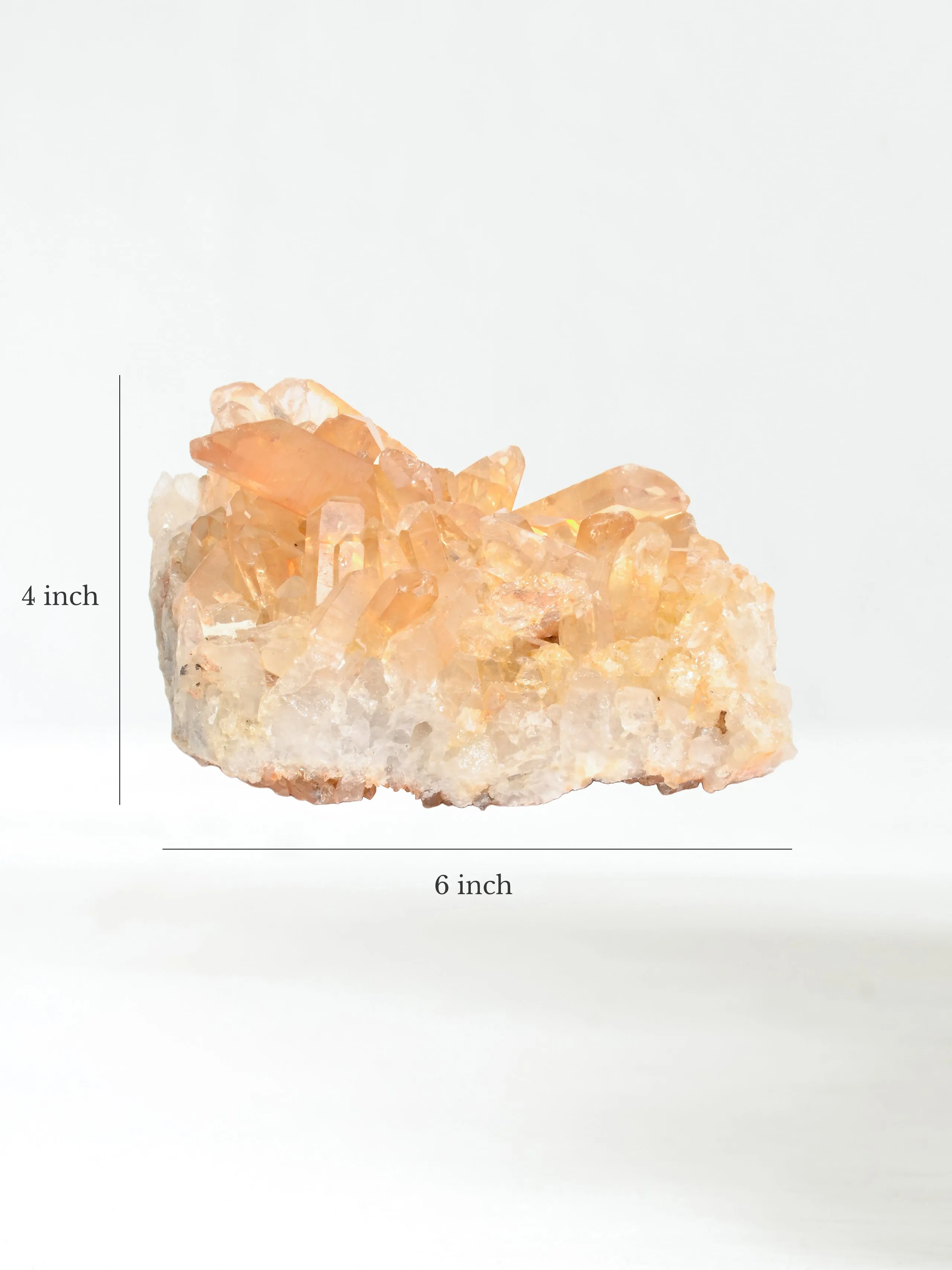 Tangerine Quartz Cluster