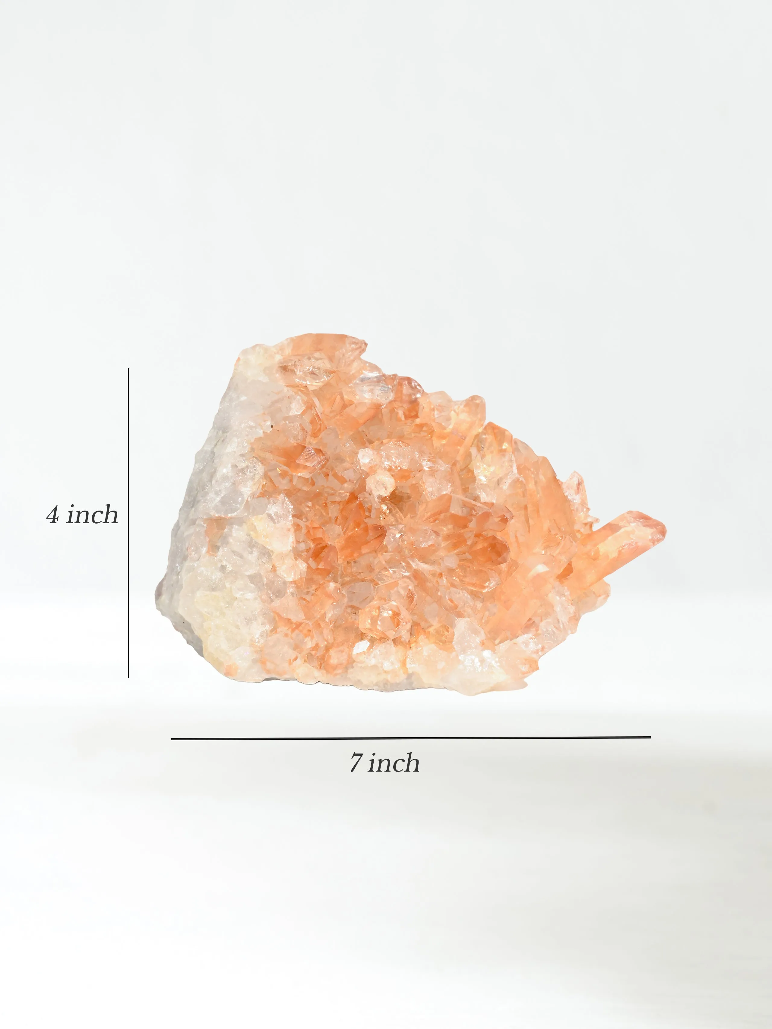 Tangerine Quartz Cluster