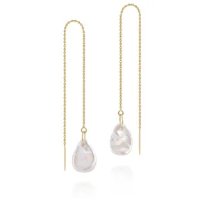 Tango Keshi Pearl Threader Earrings