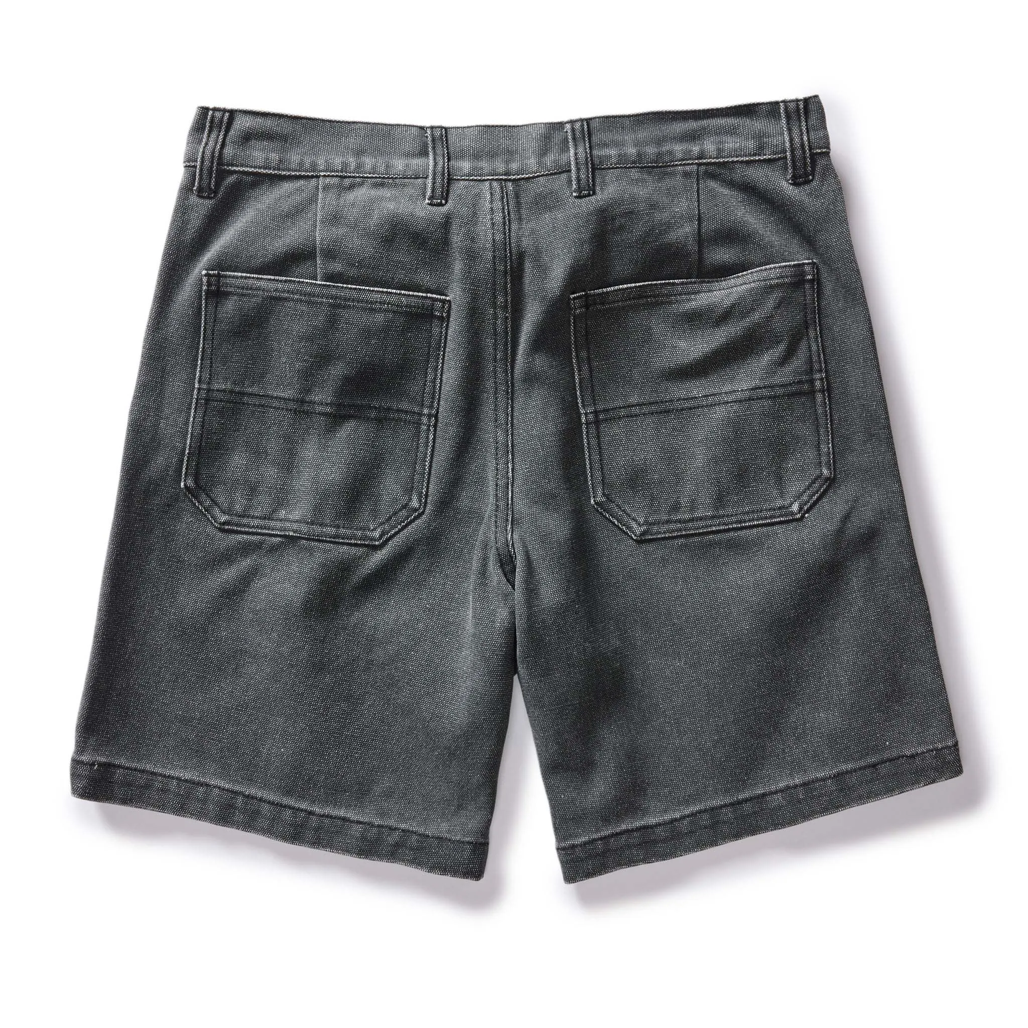 The Camp Short in Coal Chipped Canvas