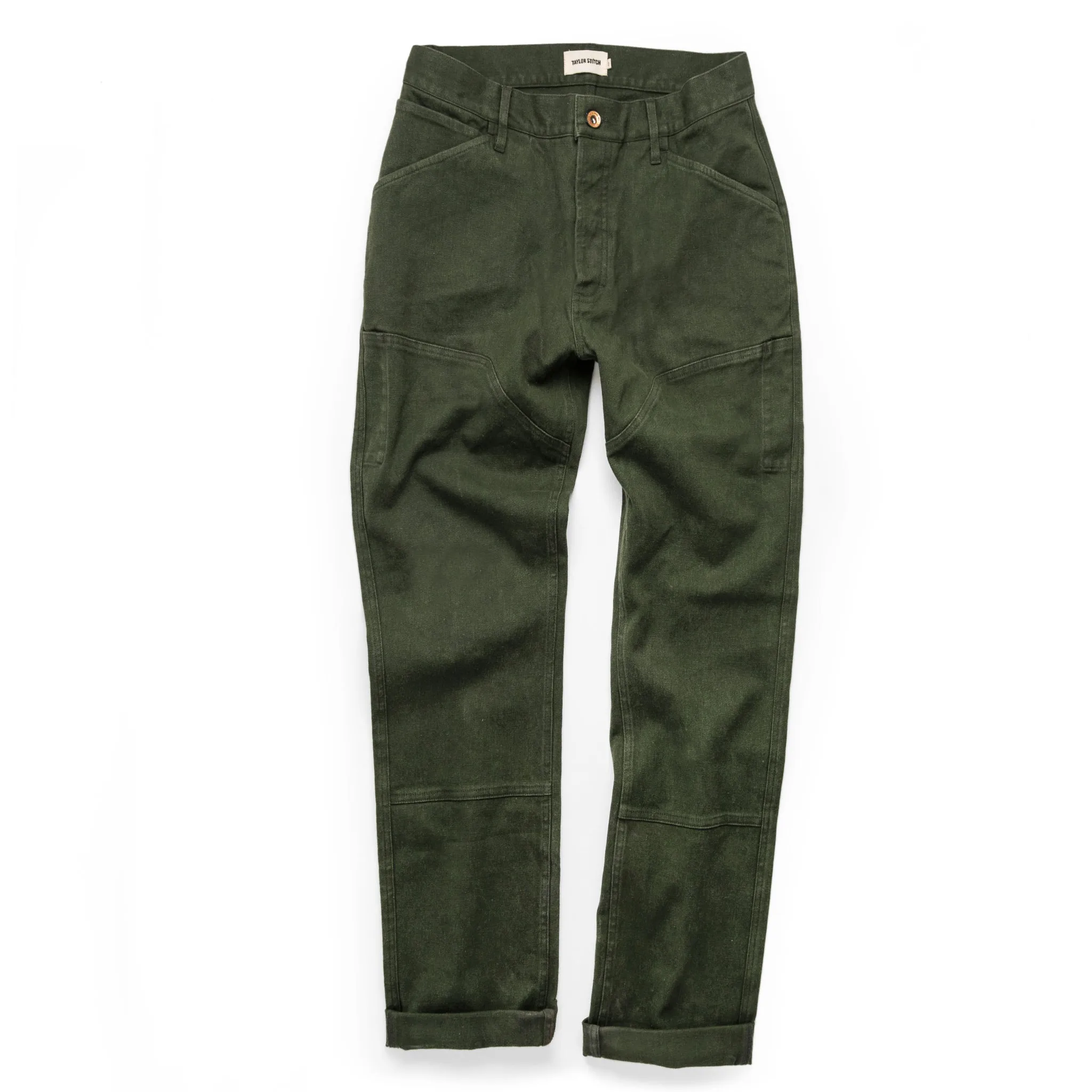 The Chore Pant in Dark Olive Boss Duck