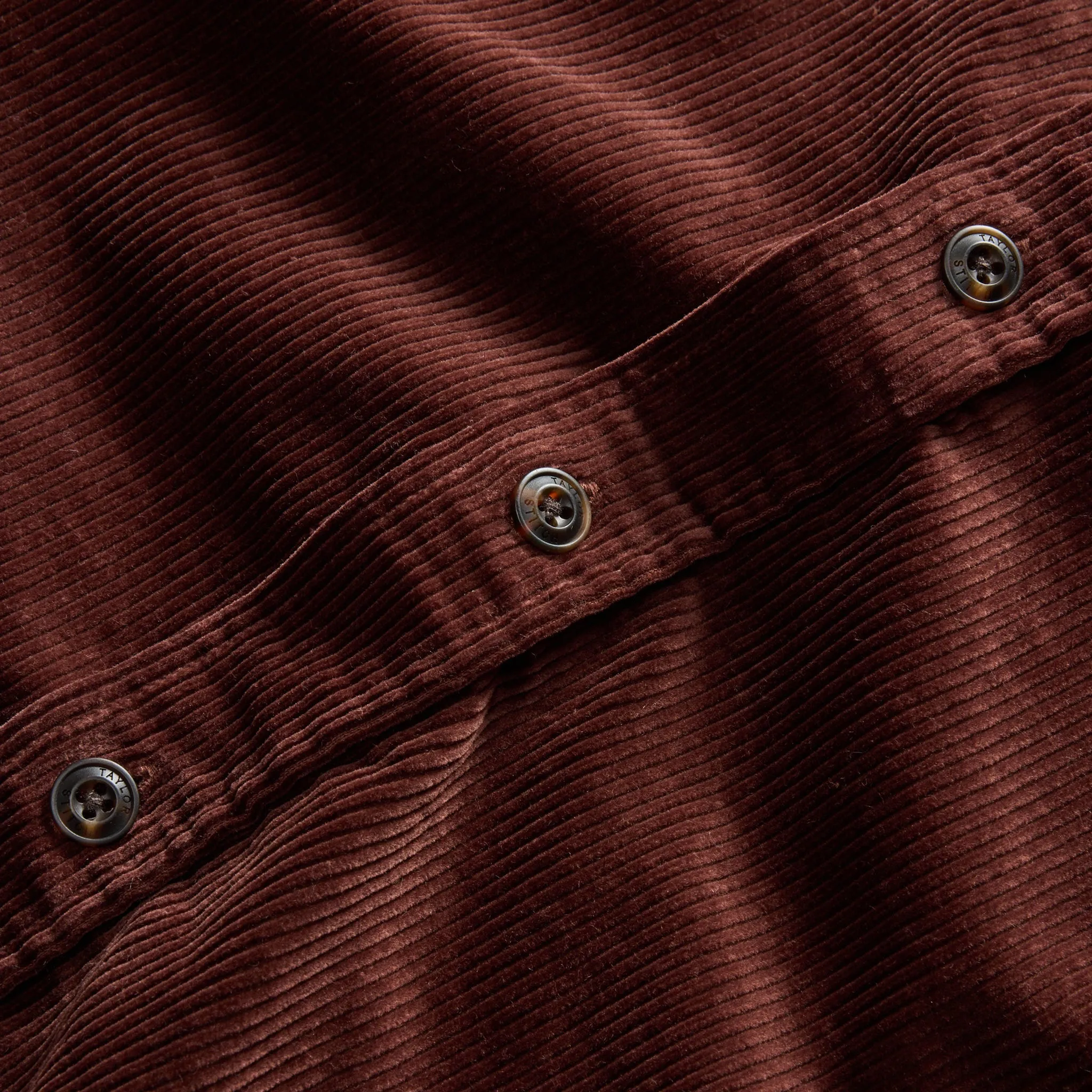 The Connor Shirt in Burgundy Cord