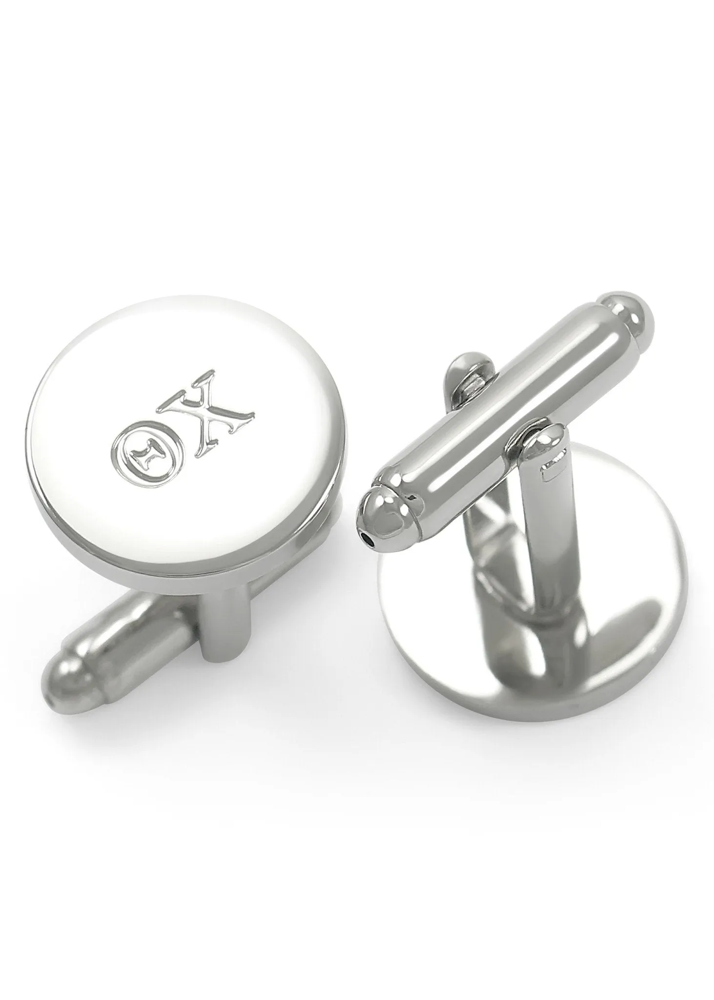 Theta Chi Fraternity Circular Cuff Links