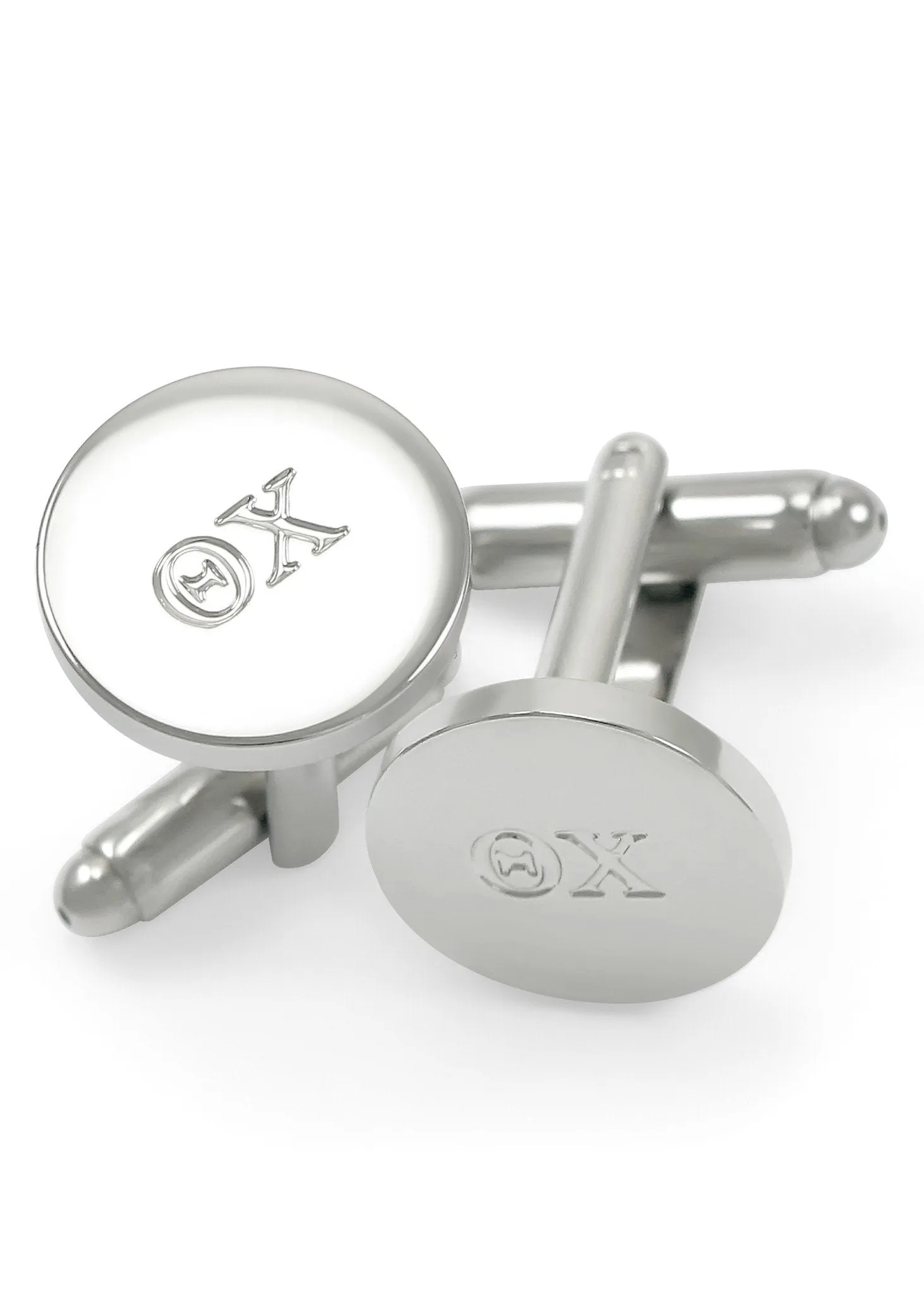 Theta Chi Fraternity Circular Cuff Links