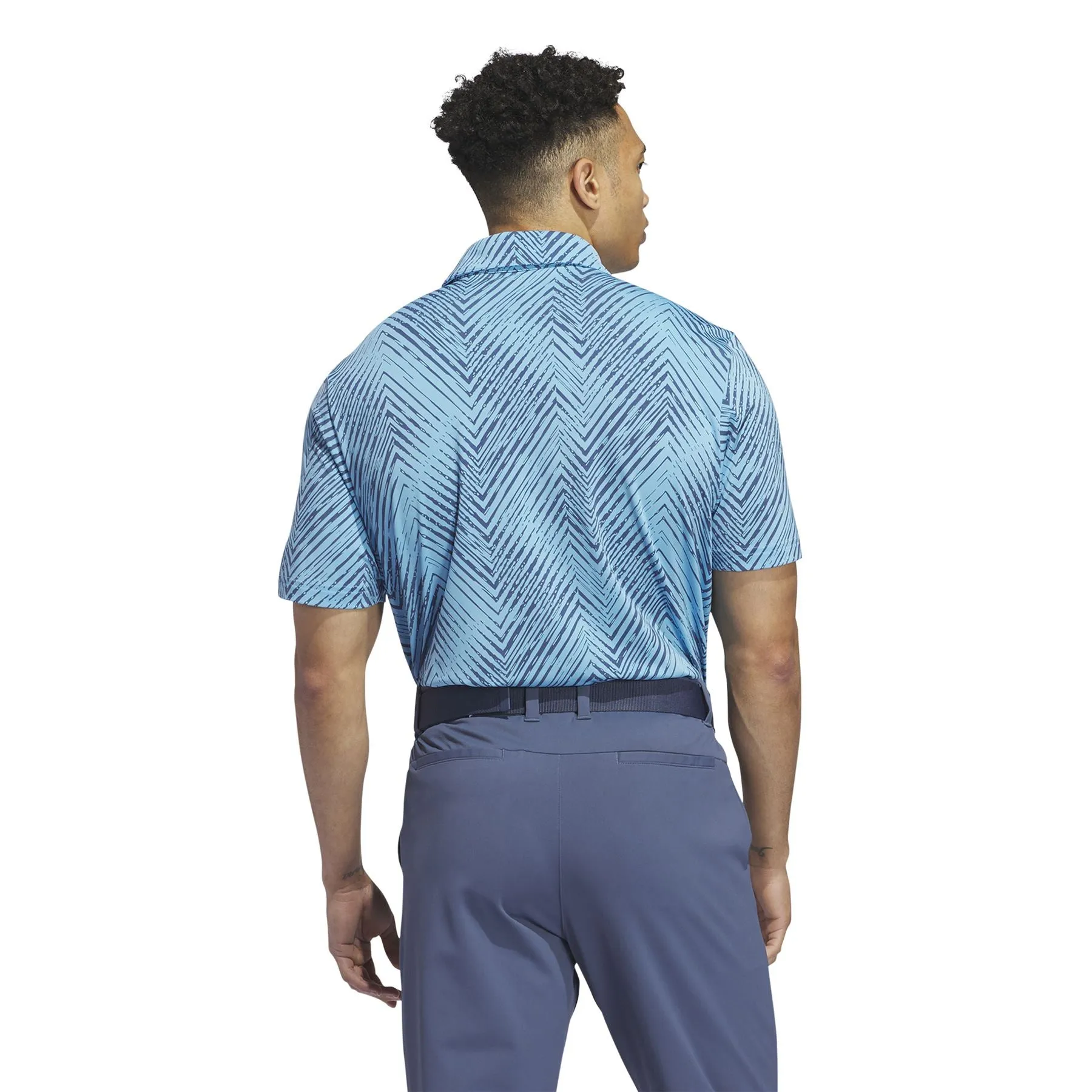 Ultimate365 Regular Fit All Over Print Polo Blue Burst - SS24