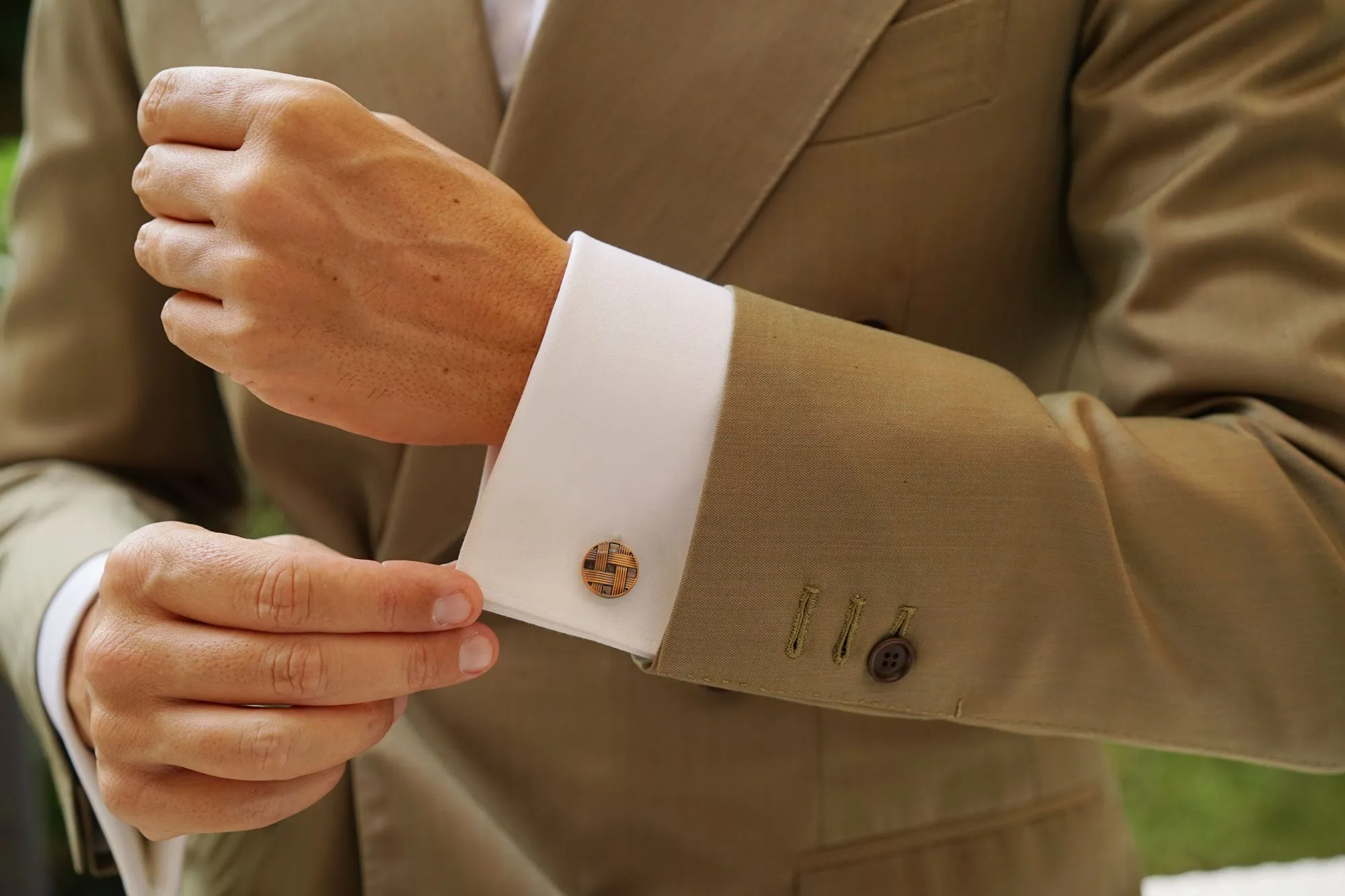 Vincent van Gogh Antique Copper Cufflinks