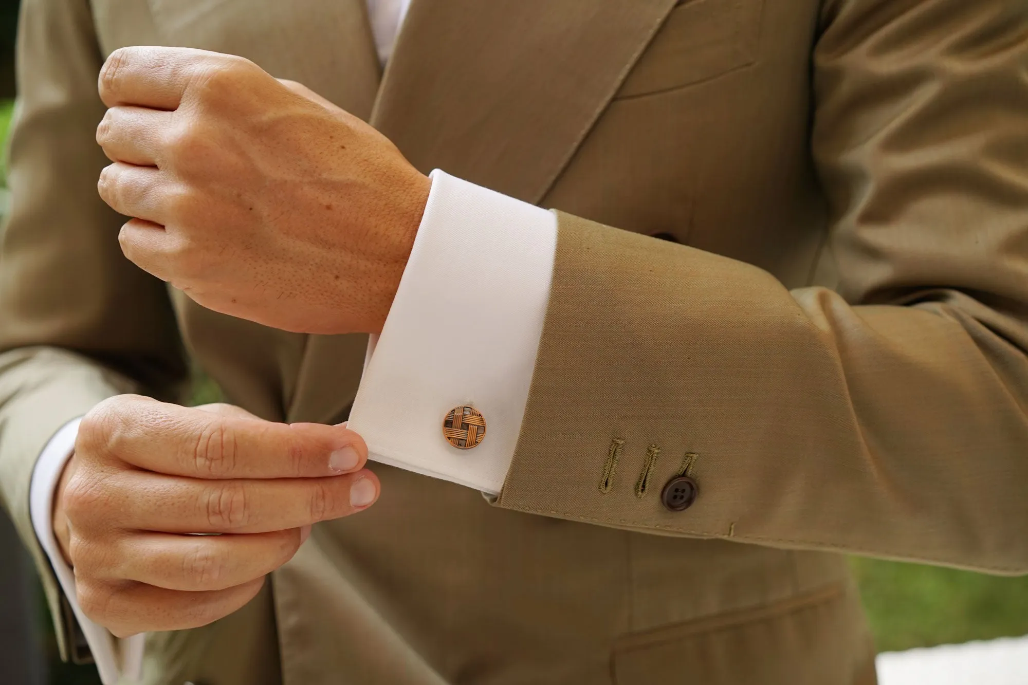 Vincent van Gogh Antique Copper Cufflinks