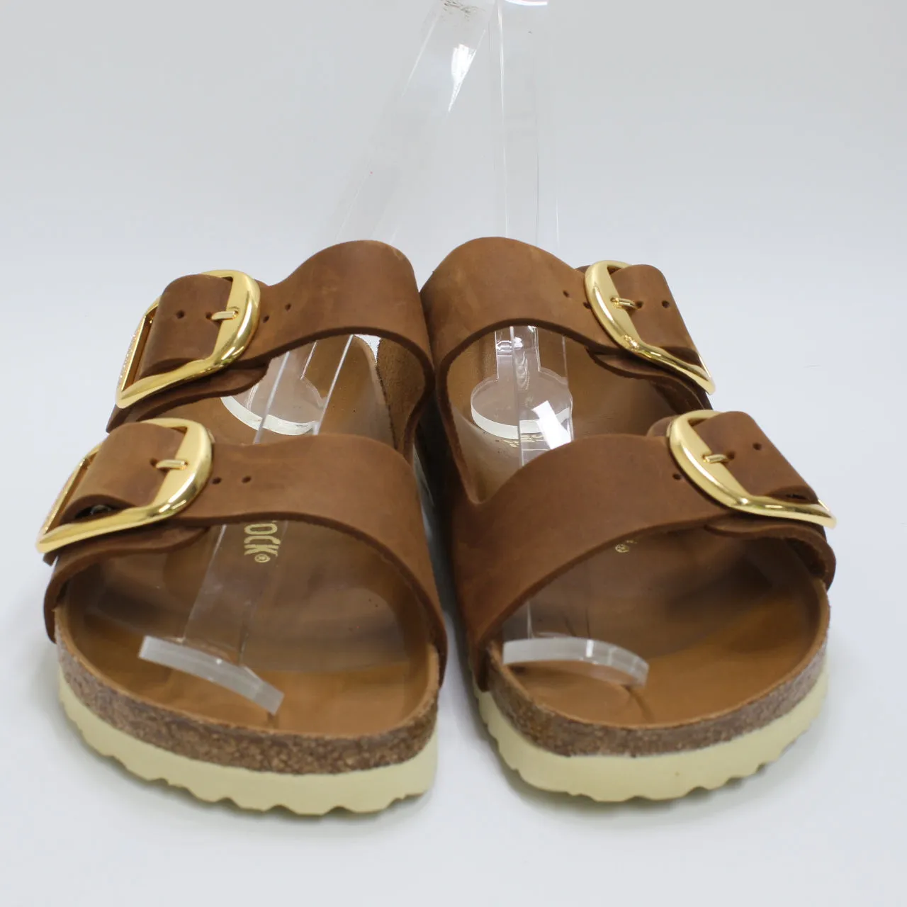 Womens Birkenstock Arzizona Big Buckle Cognac Hex