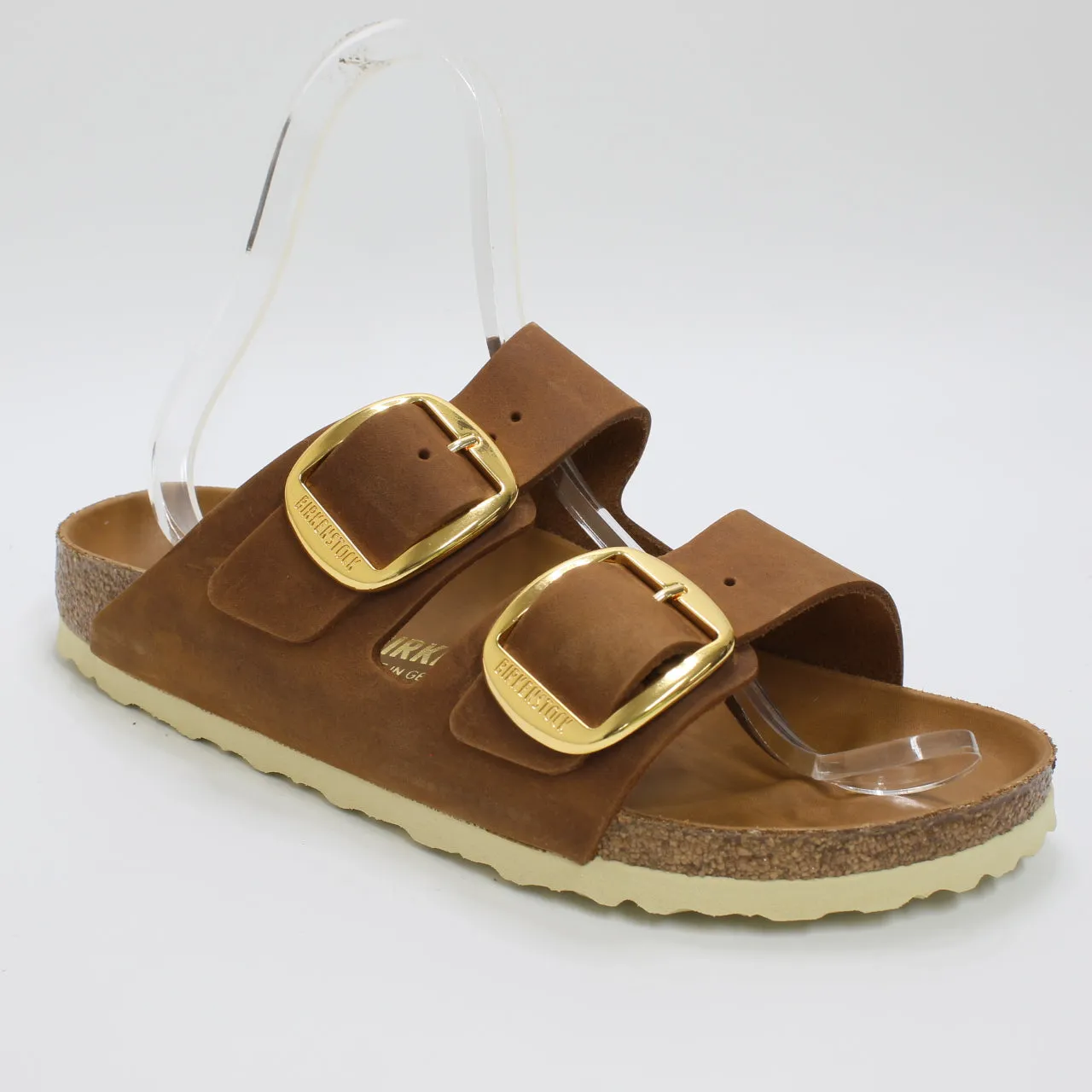 Womens Birkenstock Arzizona Big Buckle Cognac Hex